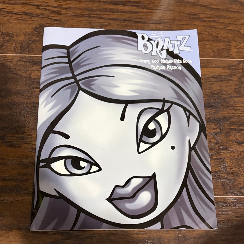 Kids Sticker Book - Gray and White Fashion Passion
